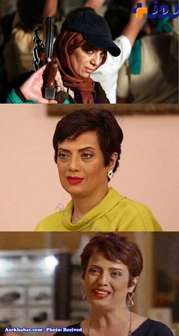 بازیگر ایرانی بدون حجاب در شبکه «جم» +عکس