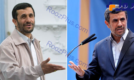 احمدی نژاد با کاپشن می‌آید!