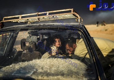 مردم رها شده از چنگال داعش +تصاویر