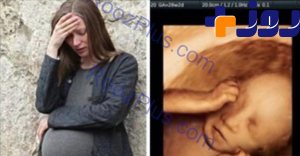 واکنش عجیب جنین به گریه کردن مادر!+عکس