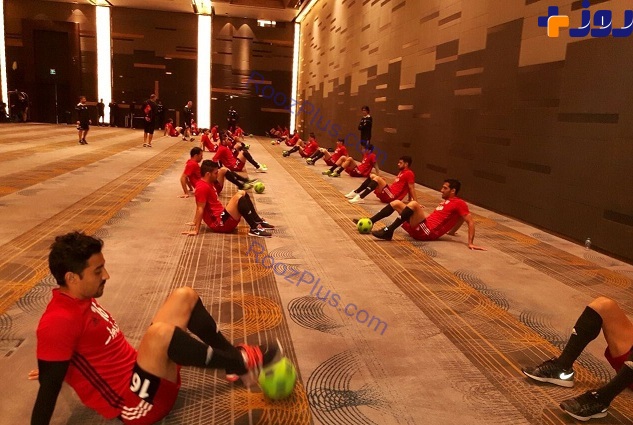 اولین تمرین تیم ملی فوتبال با حضور کلیه بازیکنان +تصاویر