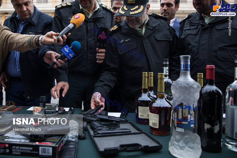 تصاویری از دستگیری اراذل‌واوباش تهرانی