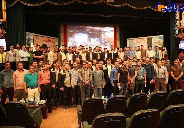 ژنرال و شاگردانش در کارخانه+تصاویر