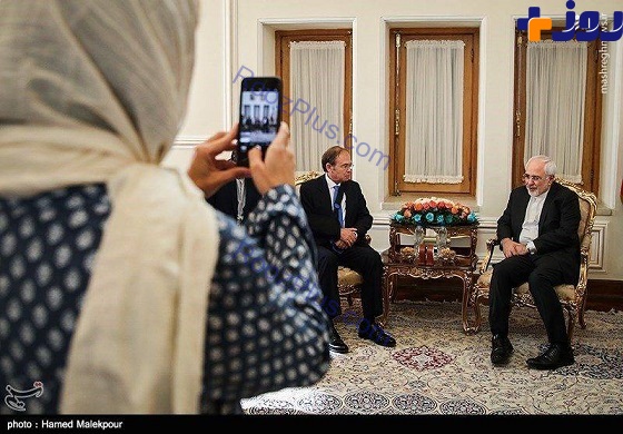 گزارش تصويري /حجاب مهمانان زن خارجي در ديدار با ظريف
