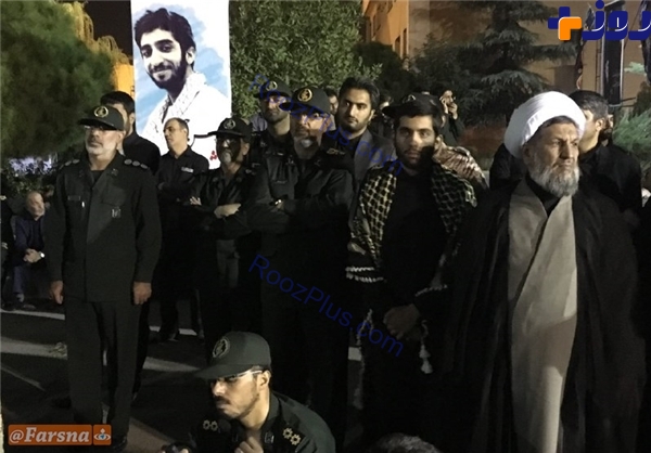 با حضور خانواده شهید و فرماندهان عالی رتبه نظامی پیکر شهید محسن حججی وارد تهران شد +تصاویر