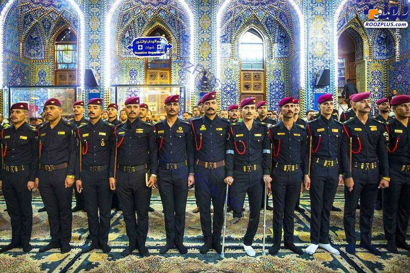 نیروهای مبارزه با تروریسم در حرم امام حسین(ع) +عکس