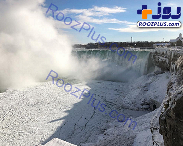 آبشار نیاگارا هم یخ زد + تصاویر