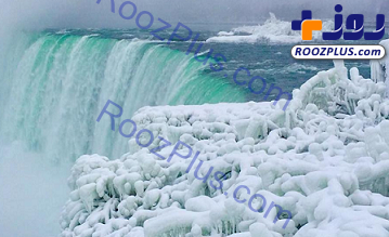 آبشار نیاگارا هم یخ زد + تصاویر