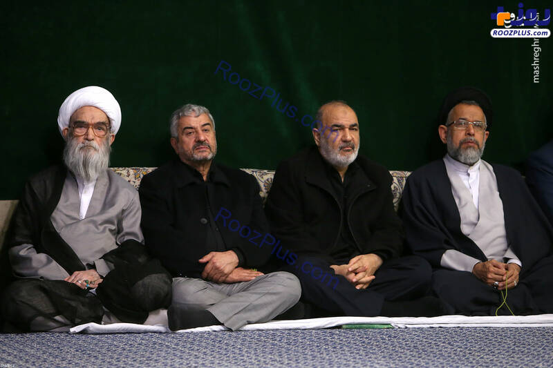 مراسم عزاداری شب شهادت حضرت زهرا (س) در حضور رهبرانقلاب + تصاویر