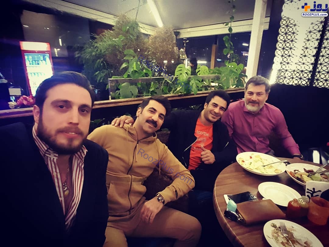 دورهمی یوسف تیموری با دوستان ورزشکارش +عكس