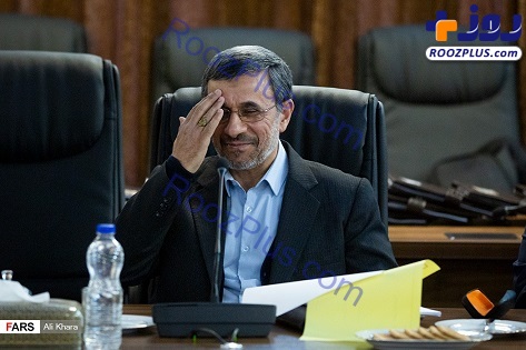 احمدی نژاد در آخرین جلسه مجمع تشخیص در سال 97+عکس