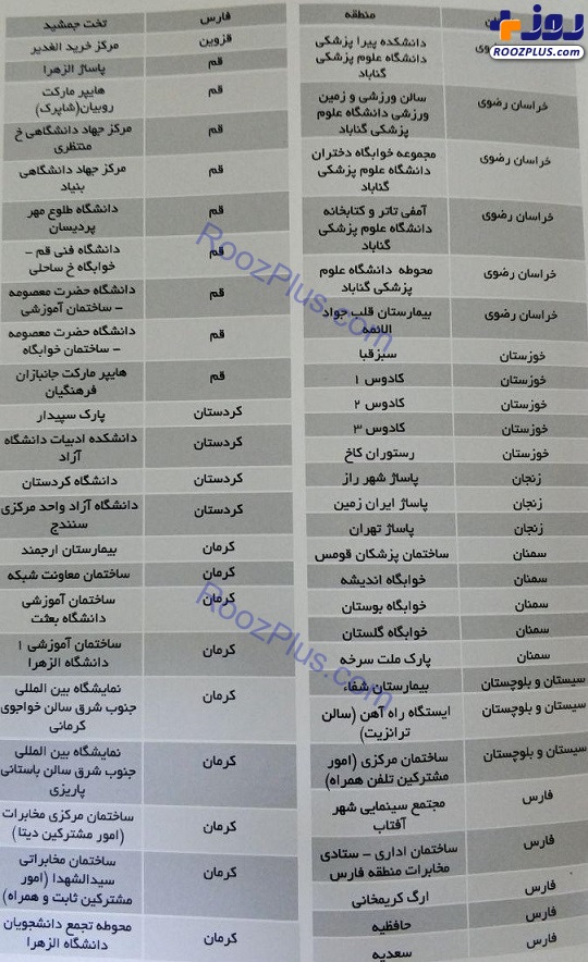 مخابرات در کدام نقاط کشور وای‌فای عمومی می‌دهد + جداول آدرس