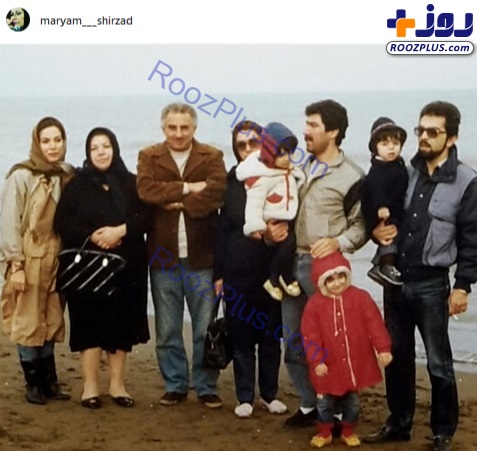 تصویر/عکس زیرخاکی دوبلور آنشرلی با عزیزانش