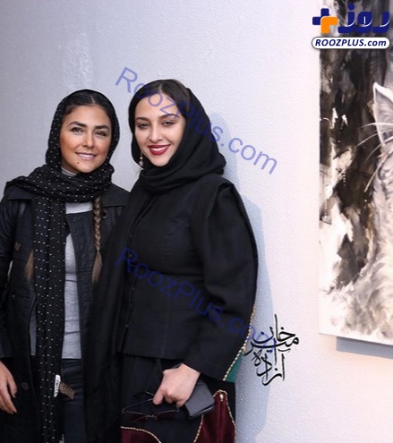 بازیگر فیلم «عرق سرد» در نمایشگاه «آناهیتا درگاهی» +عکس