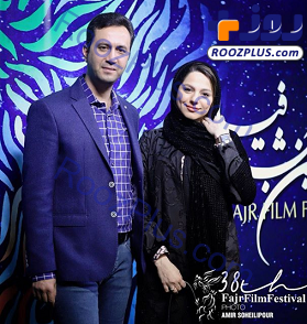 محیا اسناوندی» و همسرش در جشنواره فیلم فجر +عکس