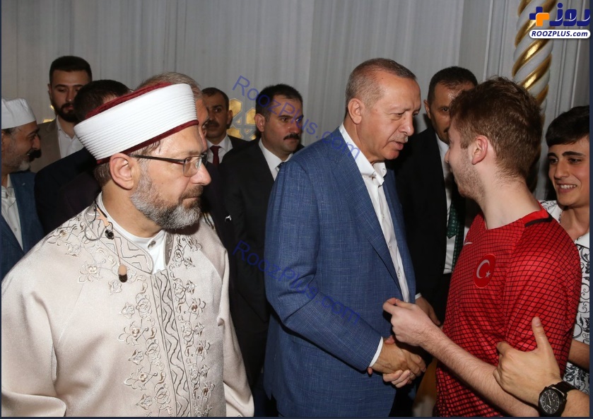 حضور اردوغان در مراسم نماز عید فطر + تصاویر