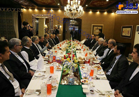 ظریف در ضیافت افطاری وزیر امور خارجه پاکستان + عکس