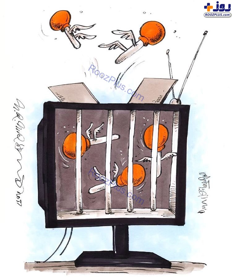 بعد از عادل، مزدک هم از تلویزیون پرید! +كاريكاتور