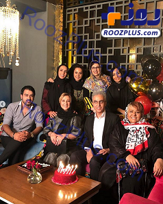 سوگل طهماسبی و جمعی از بازیگران در تولد رضا رفیع +عکس