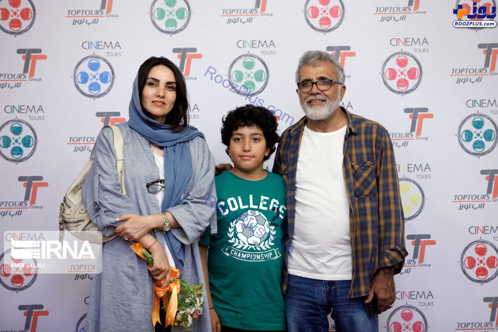 بهروز افخمی همراه پسر و همسرش +عکس