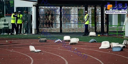 وضعیت اسفناک ورزشگاه بعد از دربی نود+عکس