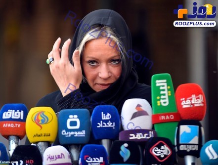 عکس/پوشش متفاوت نماینده زن سازمان ملل مقابل آیت الله سیستانی