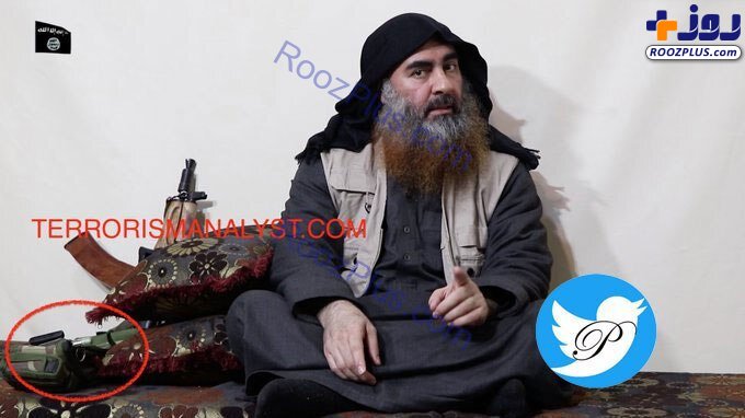 تصویری از کمربند انتحاری ابوبکر البغدادی