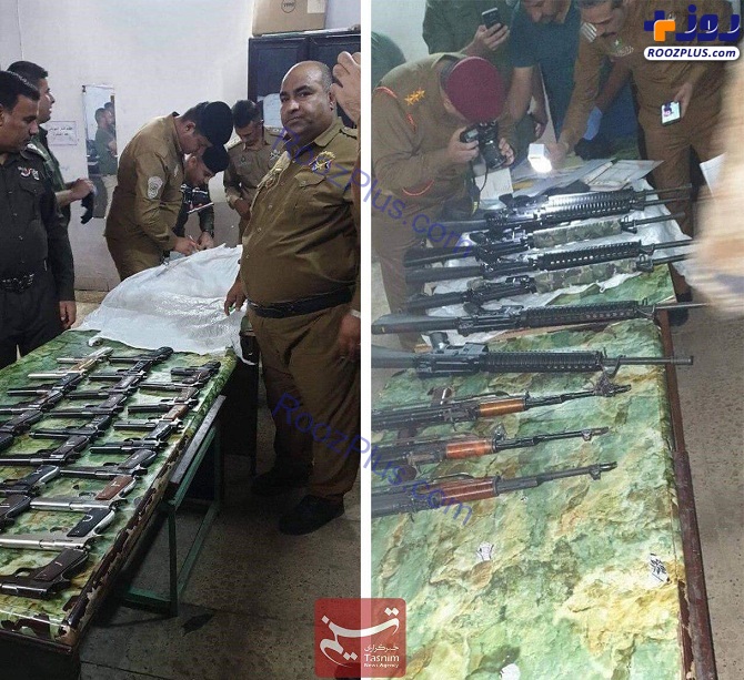 کشف و ضبط یک خودروی حامل سلاح در بغداد +عکس