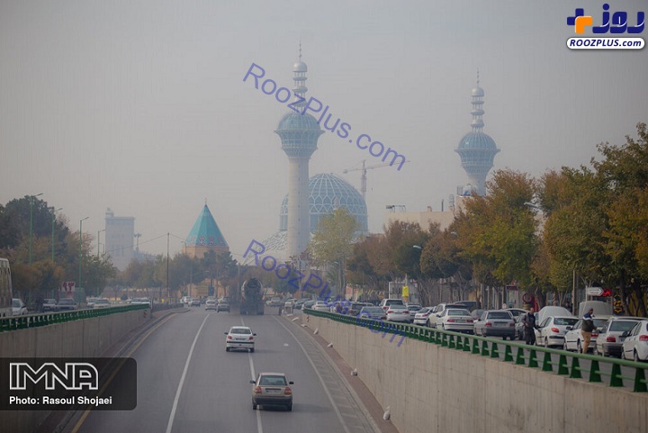 عکس/ آلودگی هوای امروز اصفهان