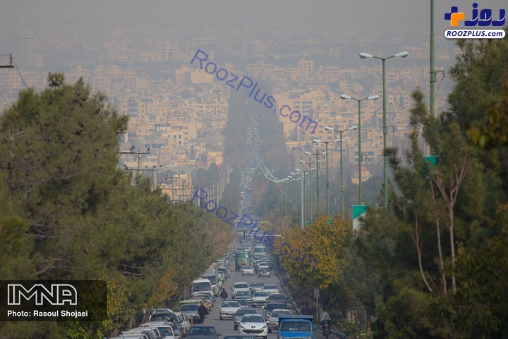 عکس/ آلودگی هوای امروز اصفهان