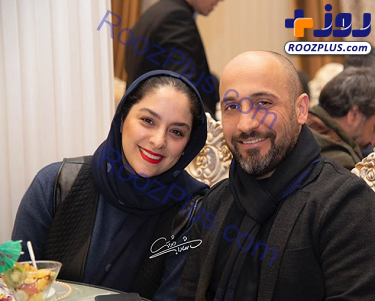 زوج بازیگر سینما در کنار هم +عکس