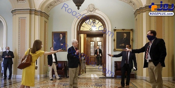 شیوه مصاحبه با دیپلمات ها در روزهای کرون +عکس