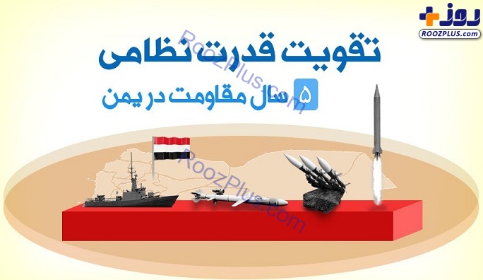 اینفوگرافیک/ تقویت قدرت نظامی؛ 5سال مقاومت در یمن