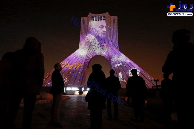 اجرای ویدیومپینگ به یاد سردار دلها در برج آزادی +تصاویر