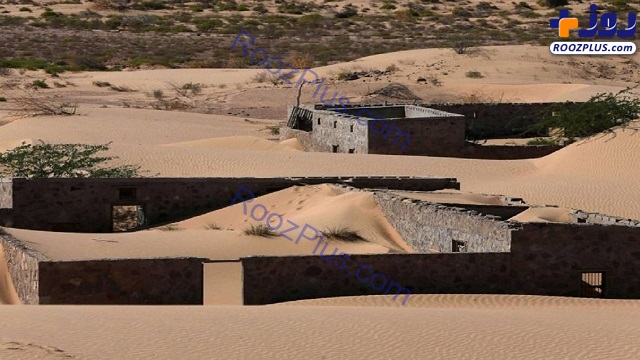 کشف روستای سنگی پس از طوفان ماسه‌ای در عمان + تصاویر