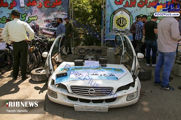 ماکسیمای تکه تکه شده مسروقه در تهران +تصاویر