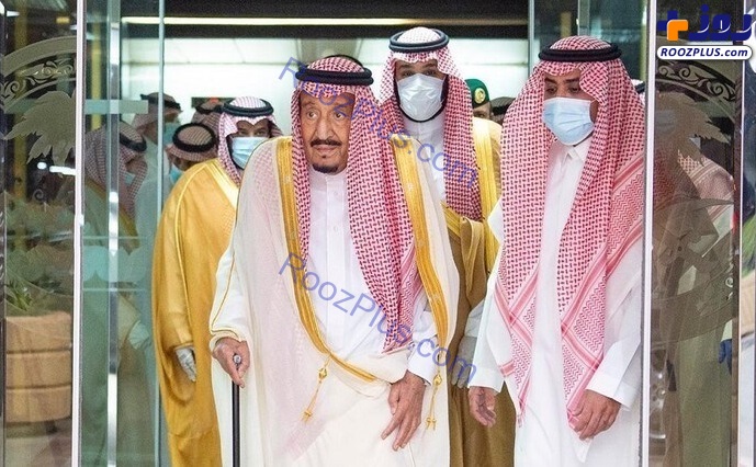 پادشاه سعودی از بیمارستان ترخیص شد + تصاویر