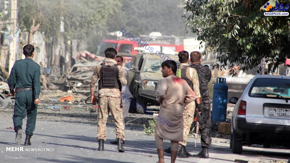 حمله انتحاری به کاروان معاون اول رئیس جمهور افغانستان +عکس