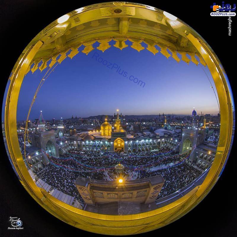تصویری زیبا از حرم امام رضا(ع)‌