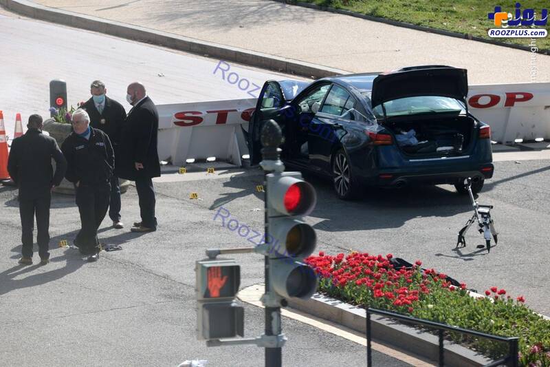 تصاویر حمله با خودرو به ساختمان کنگره آمریکا