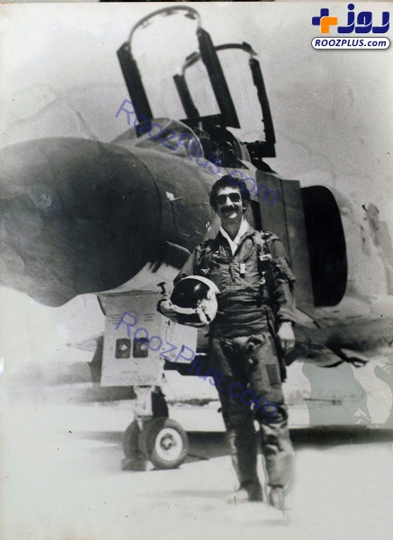 عکس/ شهید خلعتبری نابغه جنگی و بهترین خلبان اف 4