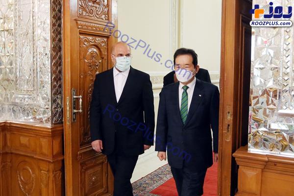 دیدار نخست وزیر کره جنوبی با قالیباف +تصاویر
