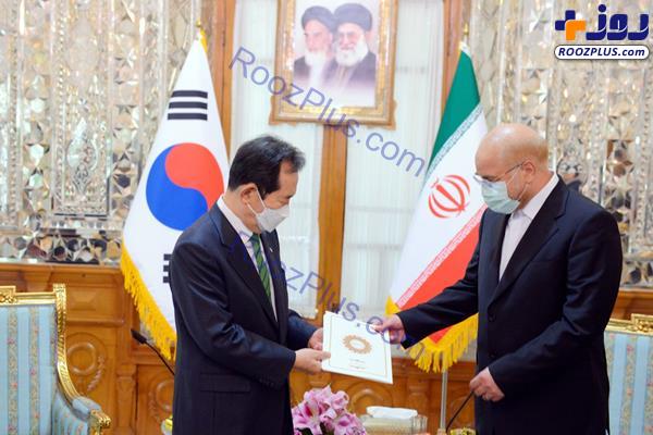 دیدار نخست وزیر کره جنوبی با قالیباف +تصاویر