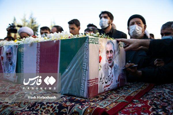 مراسم تشییع پیکر شهید حسن ایرلو