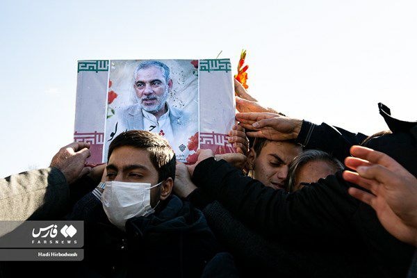 مراسم تشییع پیکر شهید حسن ایرلو