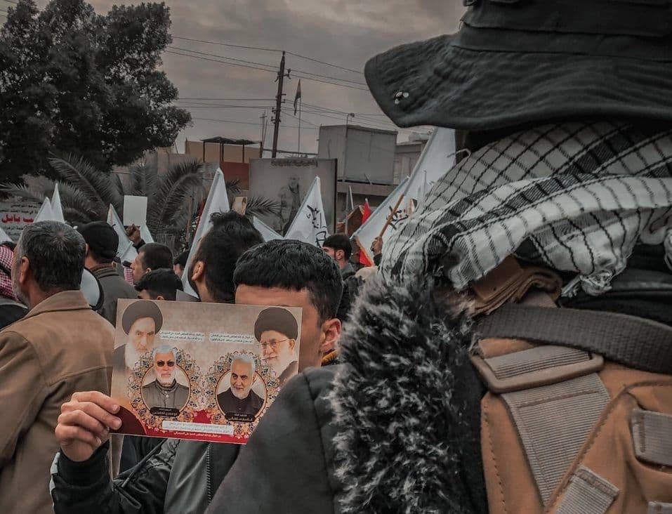 تجمع میلیونی در بغداد برای بزرگداشت سالگرد شهادت حاج قاسم و المهندس+عکس