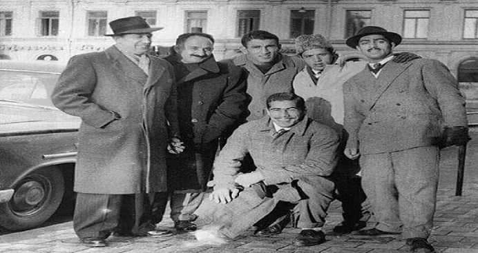 کادوی همسر کشتی‌گیر آمریکایی برای غلامرضا تختی