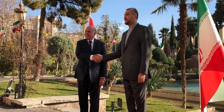وزیر خارجه عراق با امیرعبداللهیان دیدار کرد