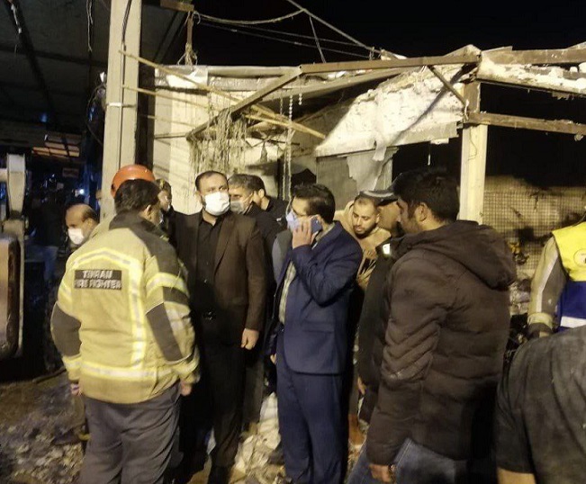 دستور دادستان تهران برای بررسی سریع علل حادثه انفجار بازار گل محلاتی