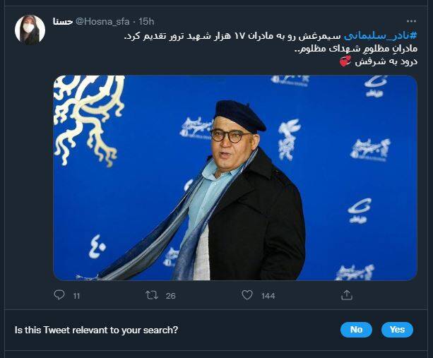 چرا نادر سلیمانی، به نادرترین سلبریتی‌ جشنواره تبدیل شد